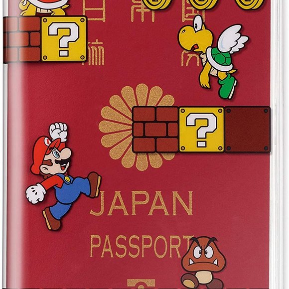 Super Mario Travel Passport Cover Stage Nintendo Holder Case - Picture 4 of 6